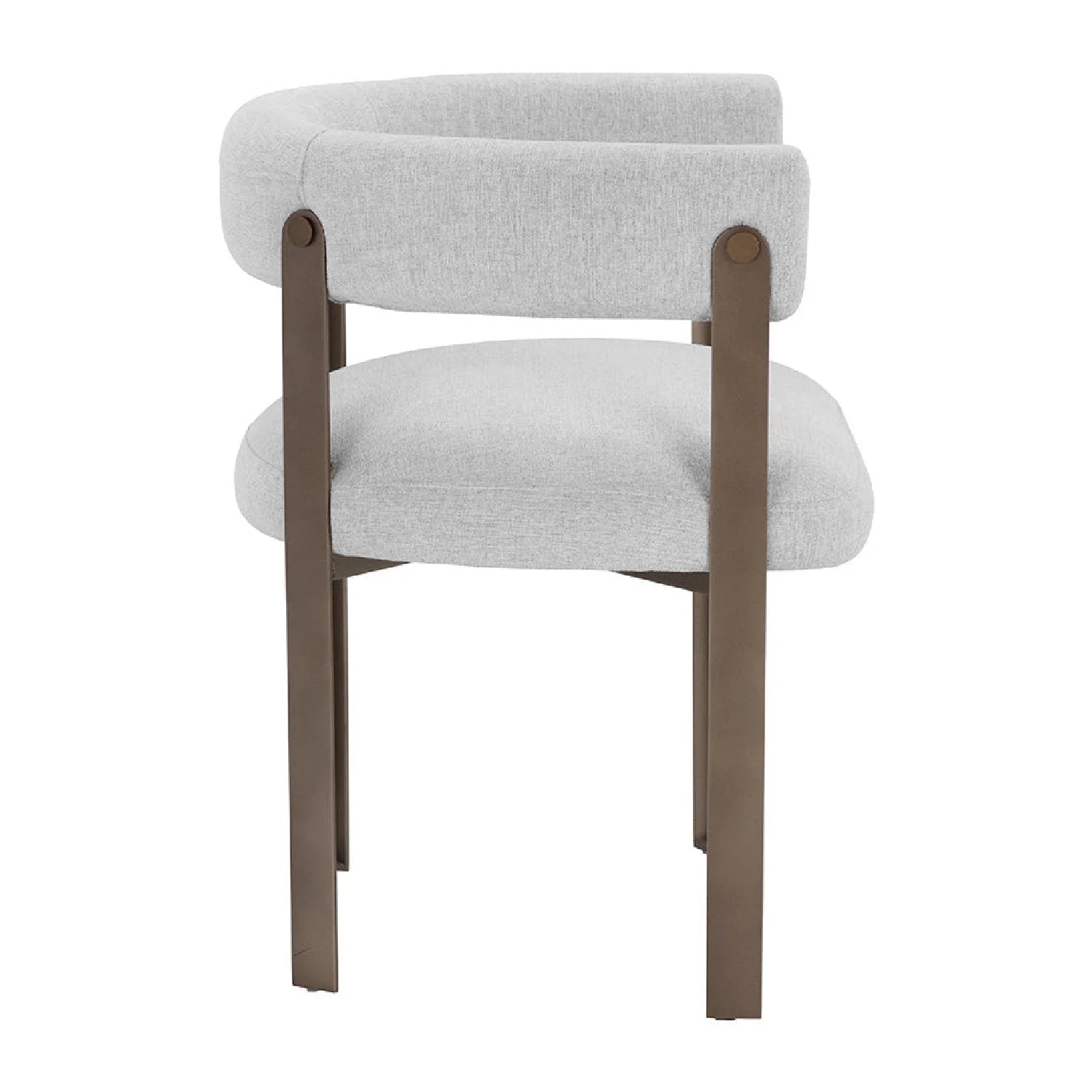 Luxury Curved Wood Modern Dining Chair European Style for Villa