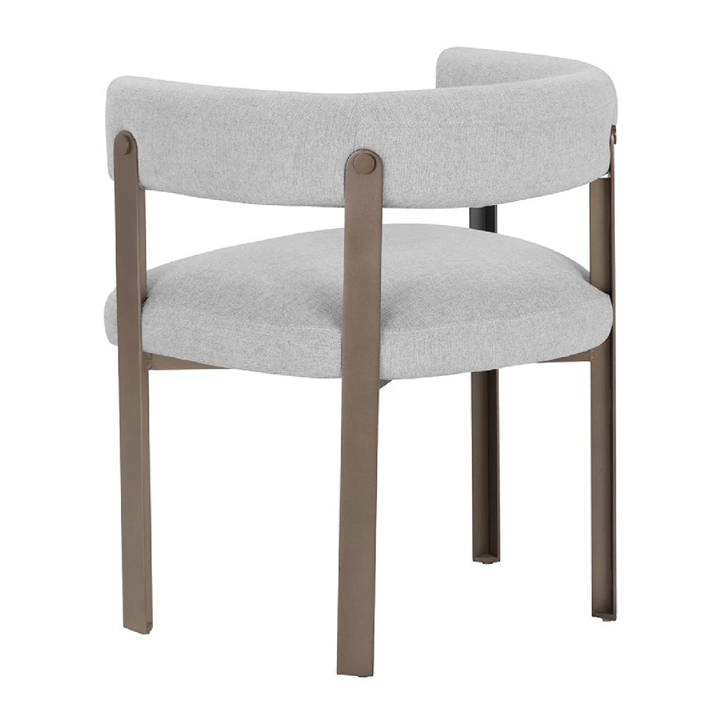 Luxury Curved Wood Modern Dining Chair European Style for Villa