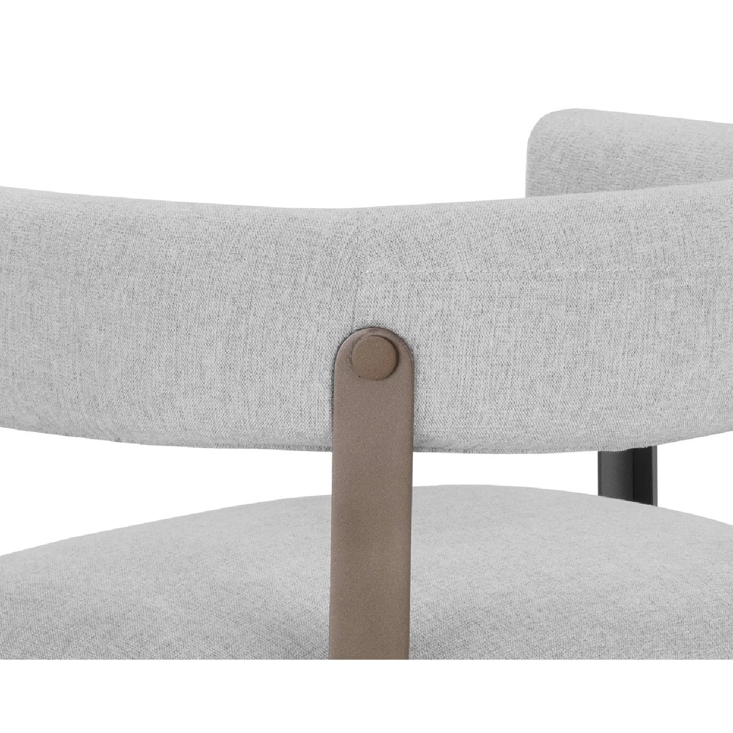 Luxury Curved Wood Modern Dining Chair European Style for Villa