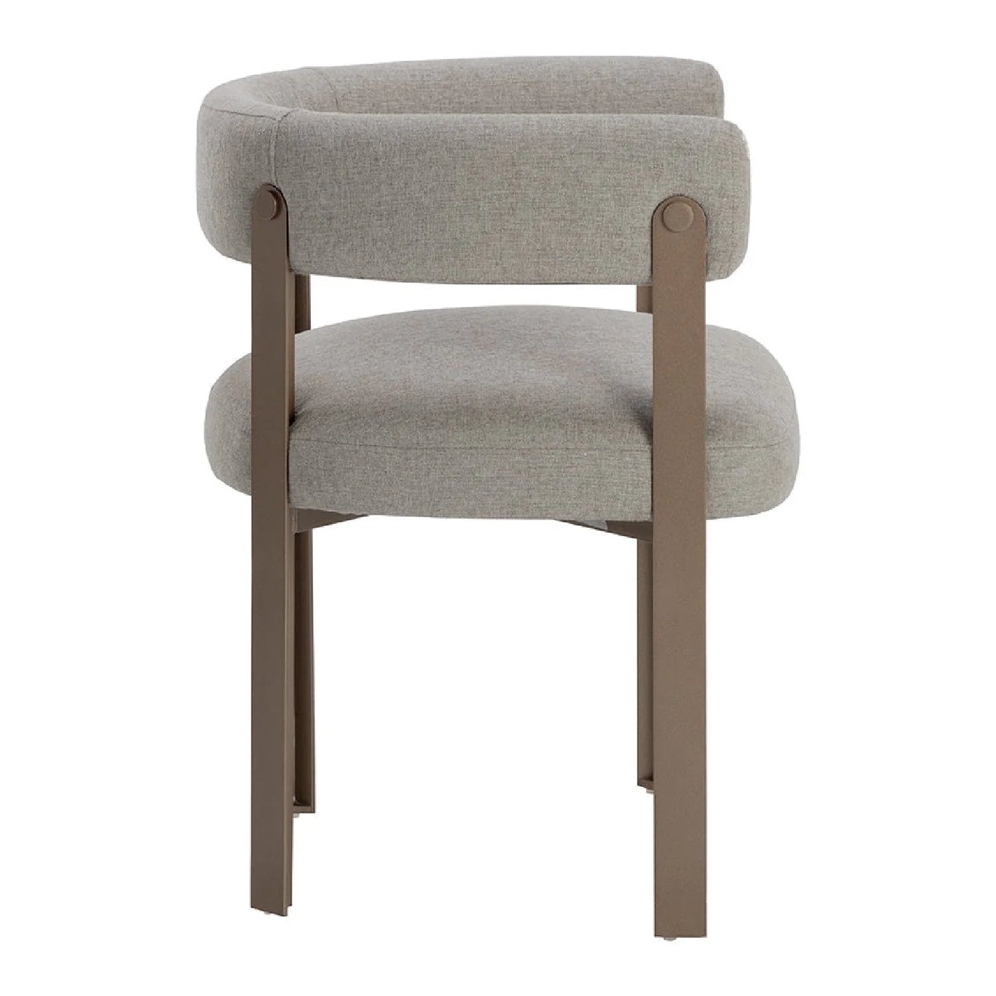 Luxury Curved Wood Modern Dining Chair European Style for Villa