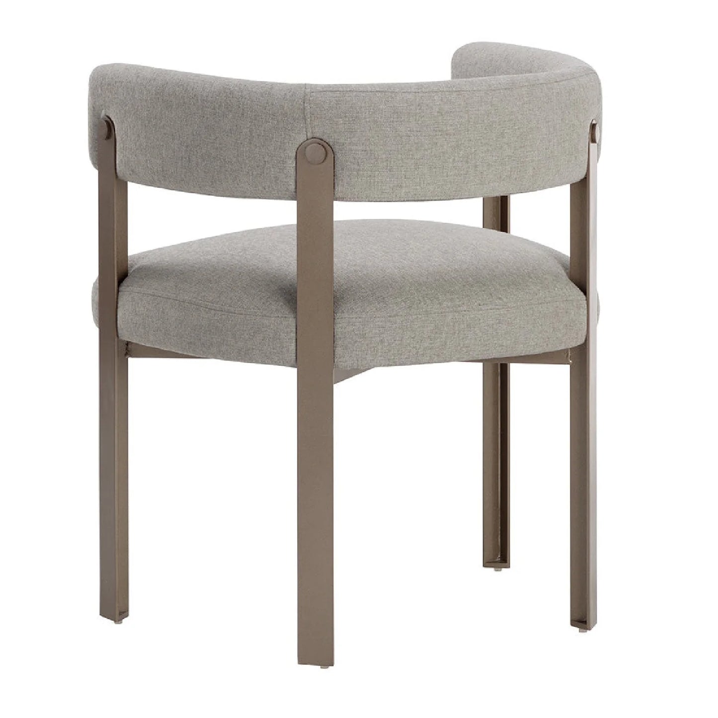 Luxury Curved Wood Modern Dining Chair European Style for Villa