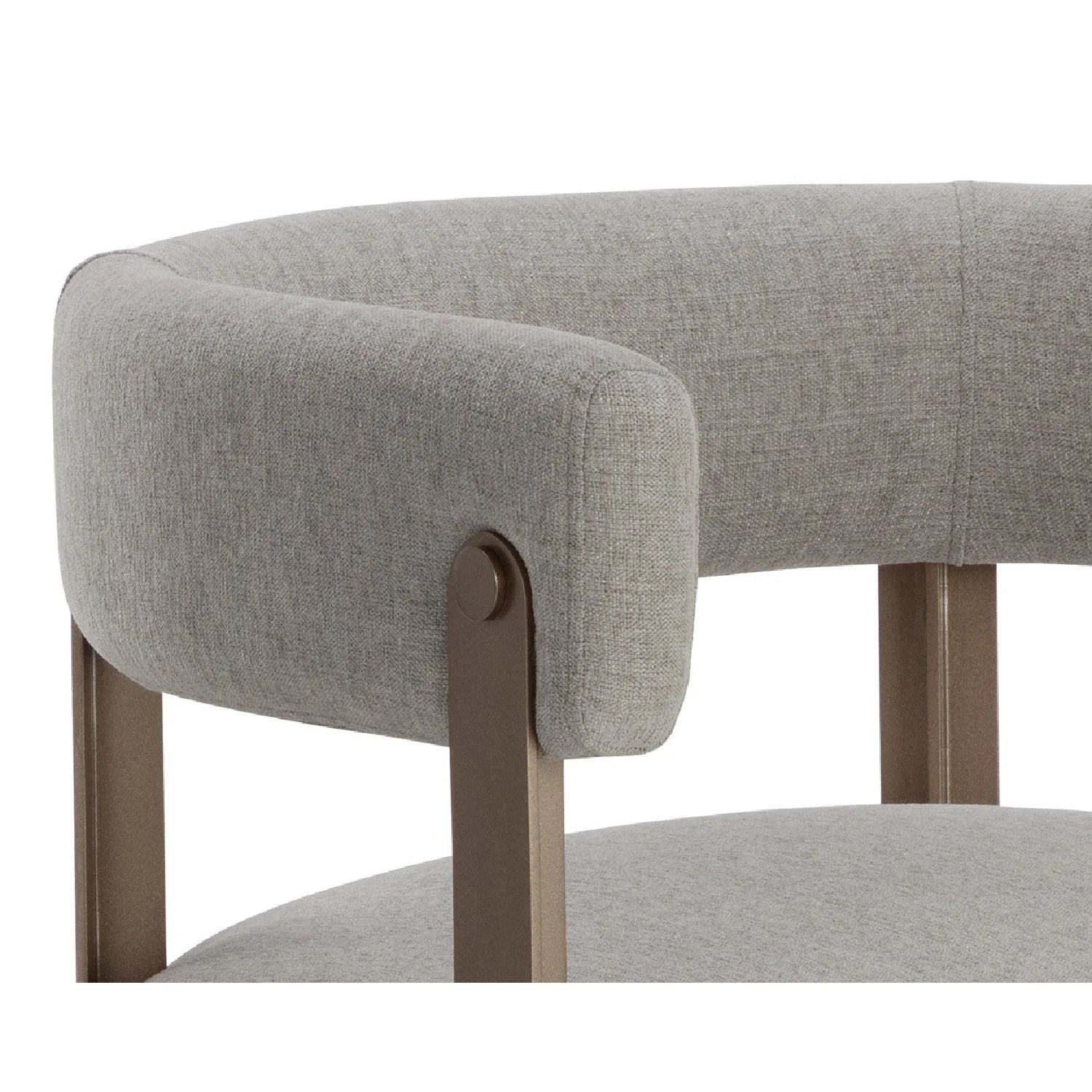 Luxury Curved Wood Modern Dining Chair European Style for Villa