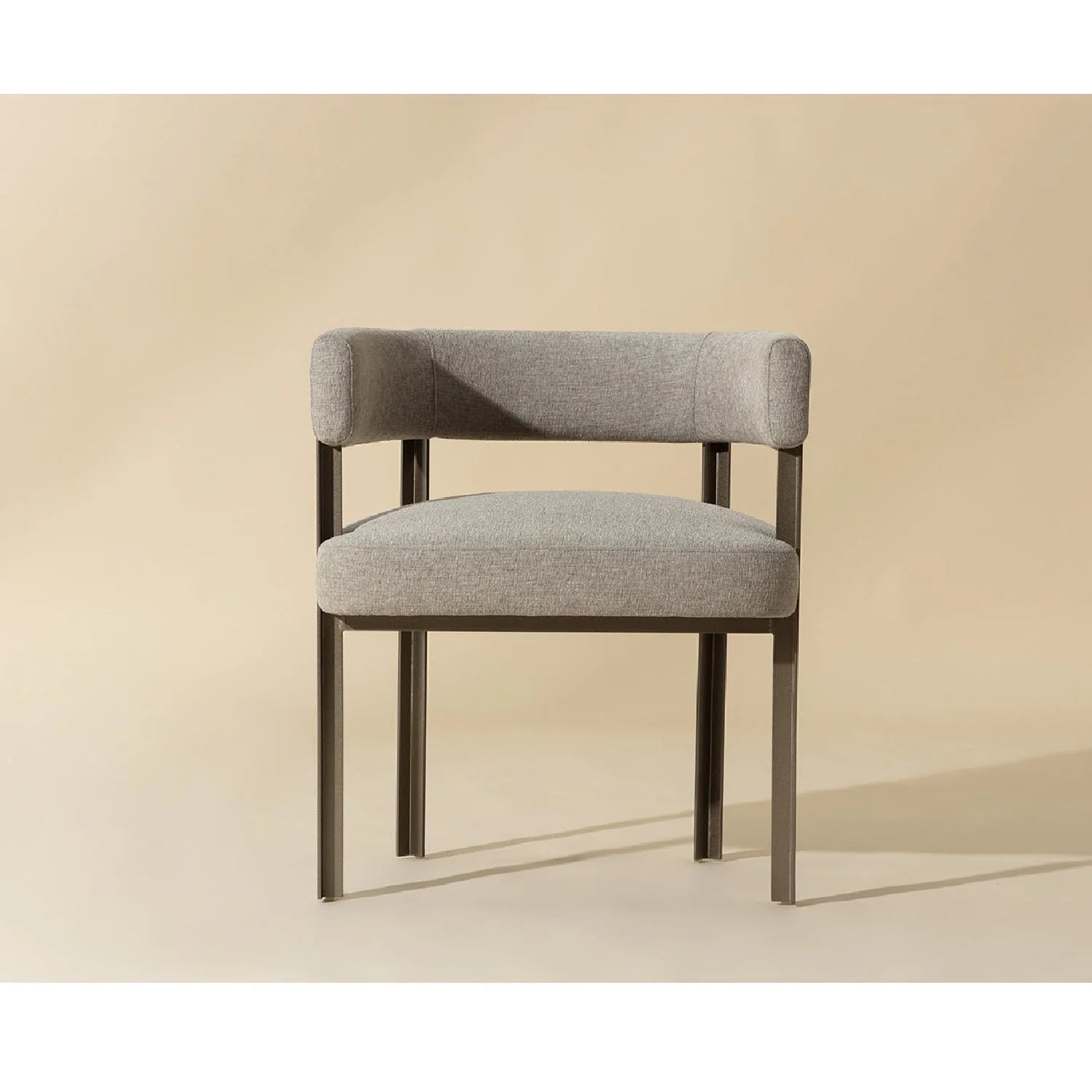 Luxury Curved Wood Modern Dining Chair European Style for Villa