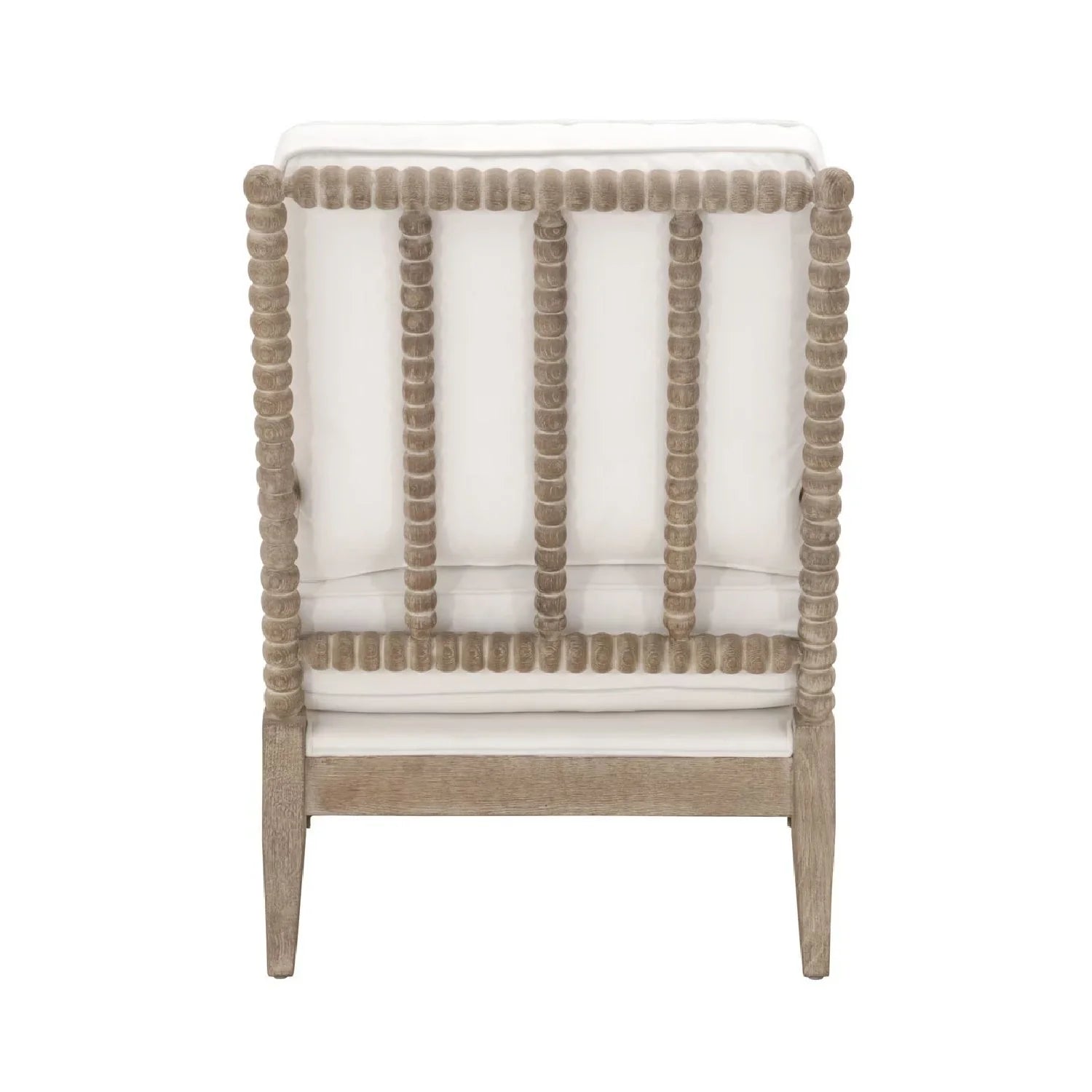 Luxury Cushioned Gray Oak Club Chair Modern Italian Style for Villa