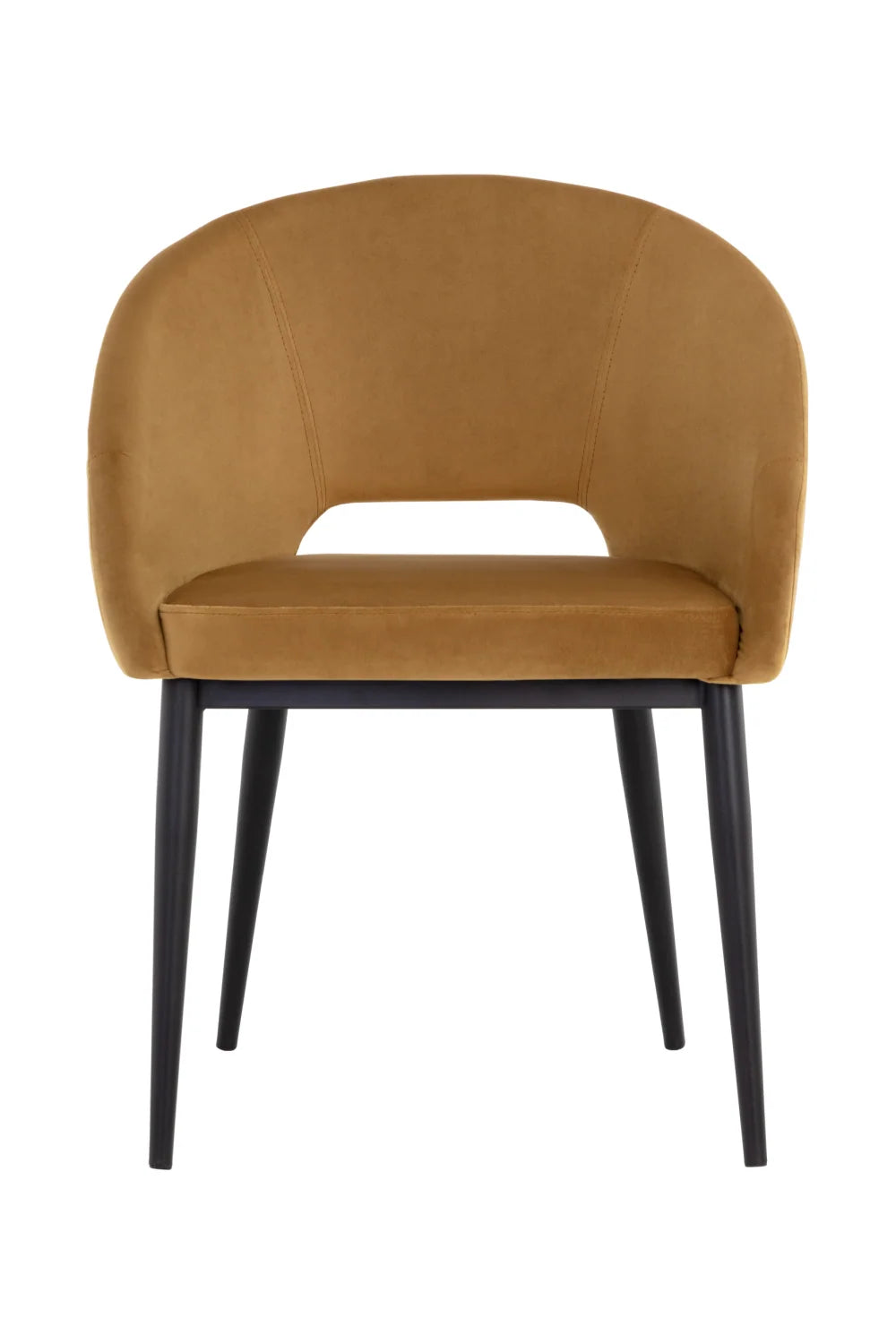 Luxury Cutout Back Modern Dining Armchair European Style for Villa