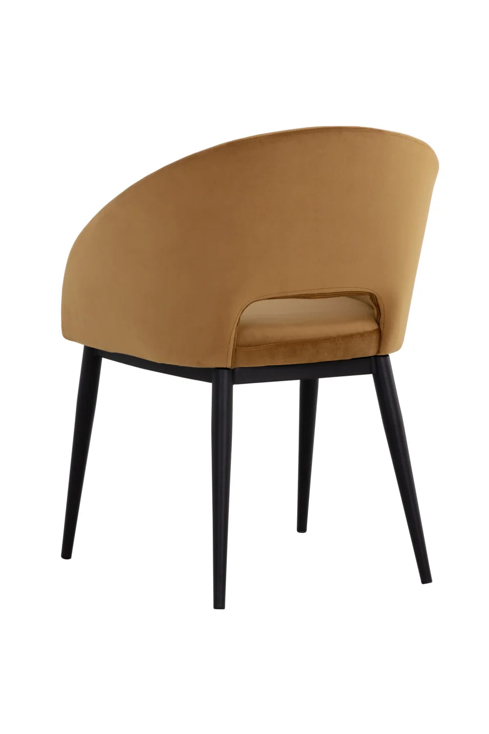 Luxury Cutout Back Modern Dining Armchair European Style for Villa