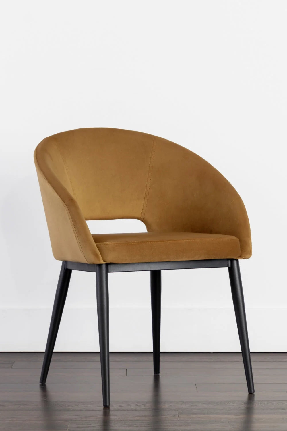 Luxury Cutout Back Modern Dining Armchair European Style for Villa