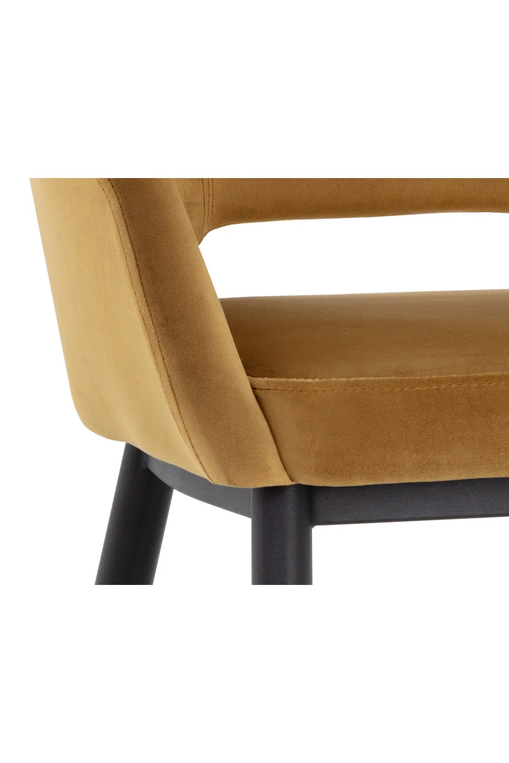 Luxury Cutout Back Modern Dining Armchair European Style for Villa