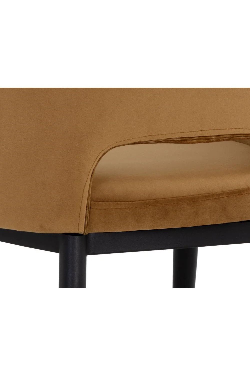 Luxury Cutout Back Modern Dining Armchair European Style for Villa