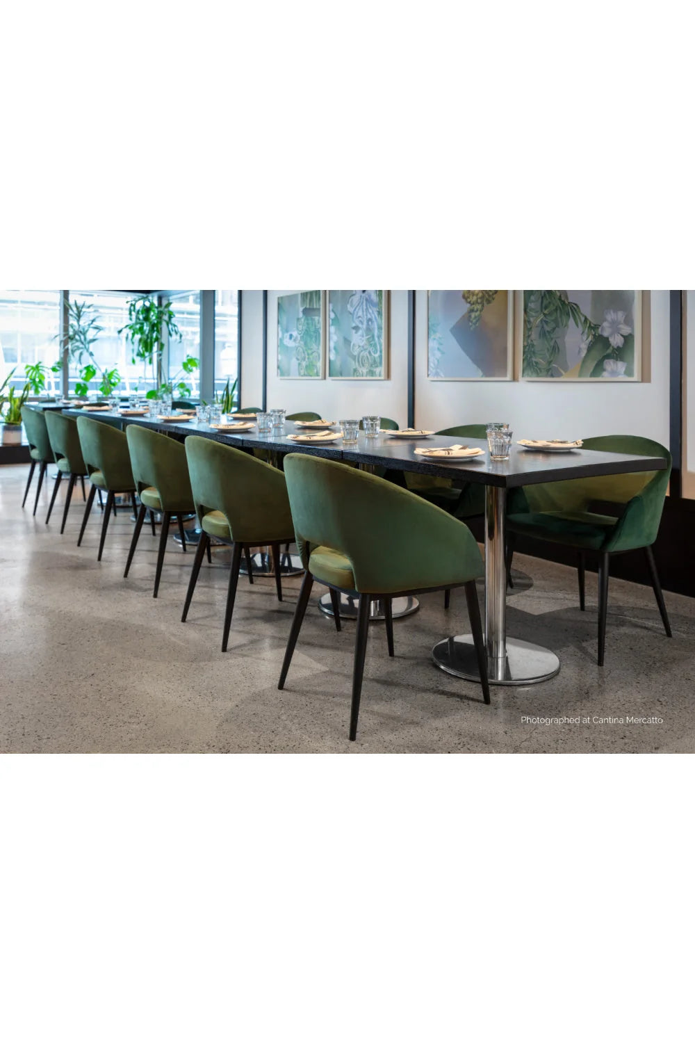 Luxury Cutout Back Modern Dining Armchair European Style for Villa