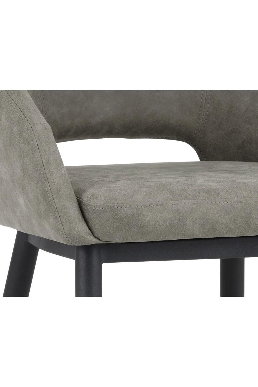 Luxury Cutout Back Modern Dining Armchair European Style for Villa