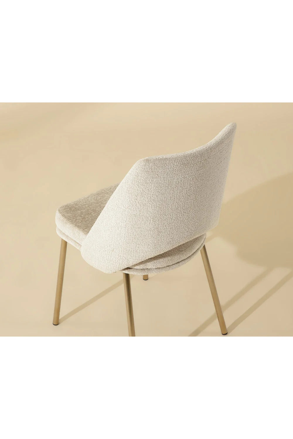 Luxury Cutout-Back Modern Dining Chair European Style for Villa