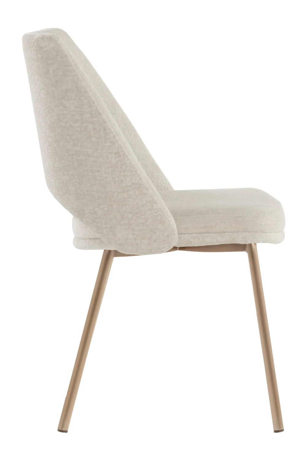 Luxury Cutout-Back Modern Dining Chair European Style for Villa