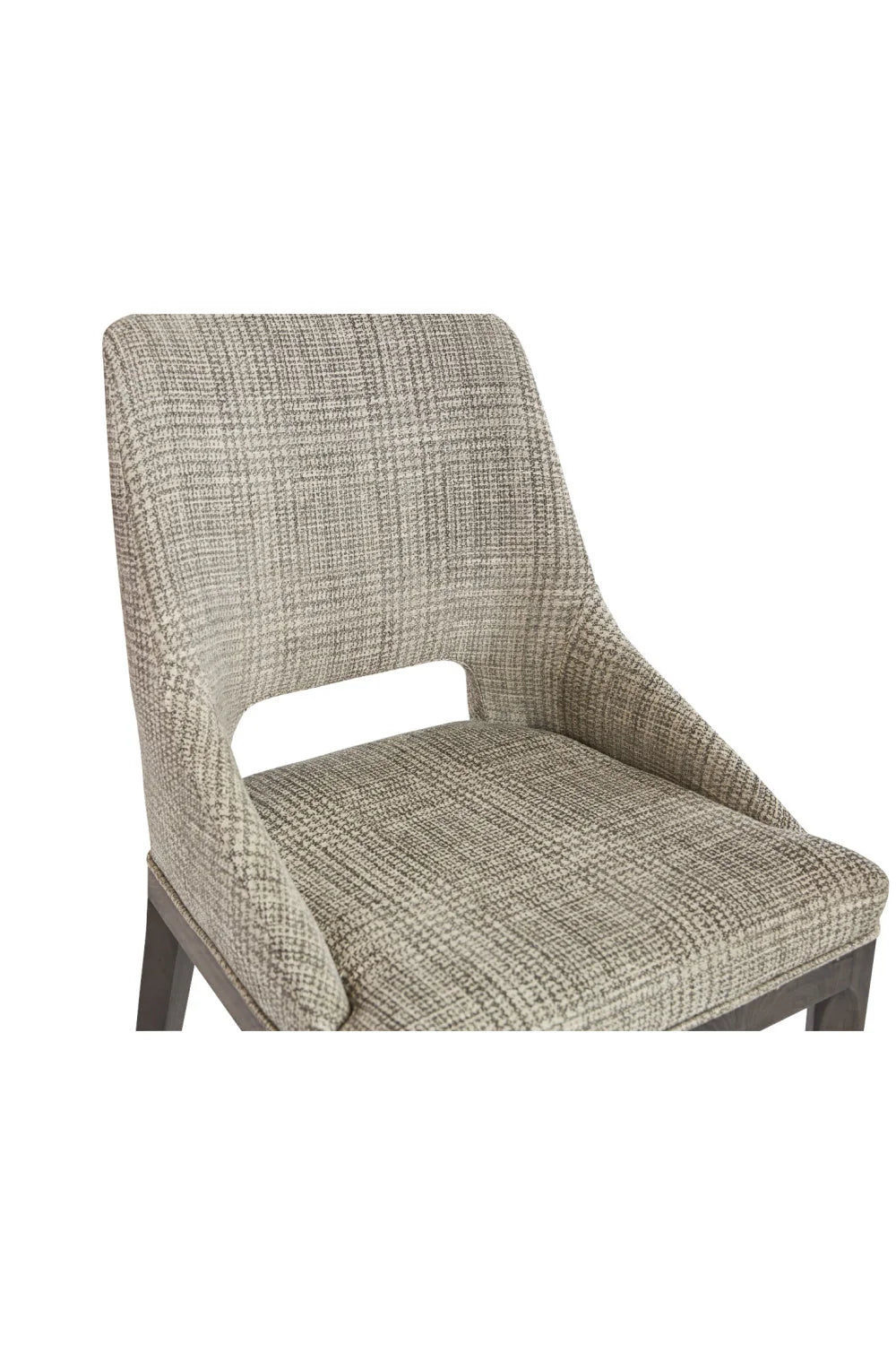 Luxury Cutout Fabric Dining Chair European Style for Villa