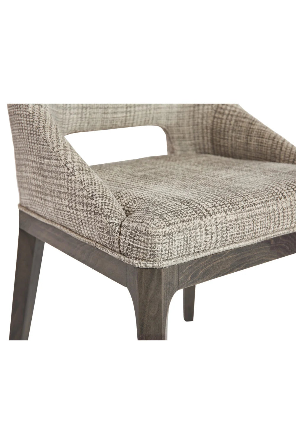 Luxury Cutout Fabric Dining Chair European Style for Villa
