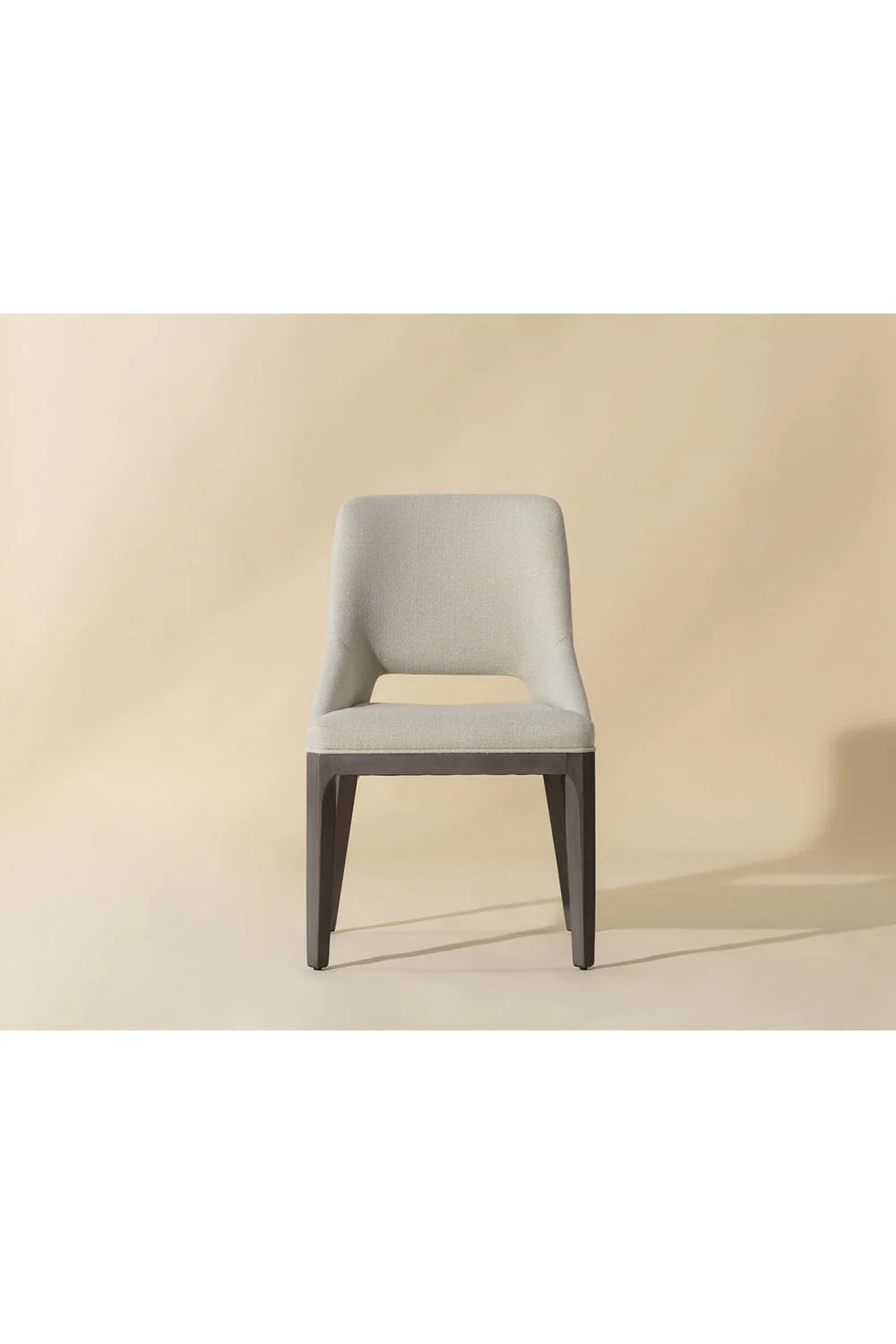 Luxury Cutout Fabric Dining Chair European Style for Villa