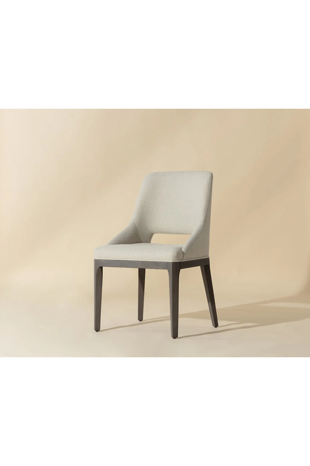 Luxury Cutout Fabric Dining Chair European Style for Villa