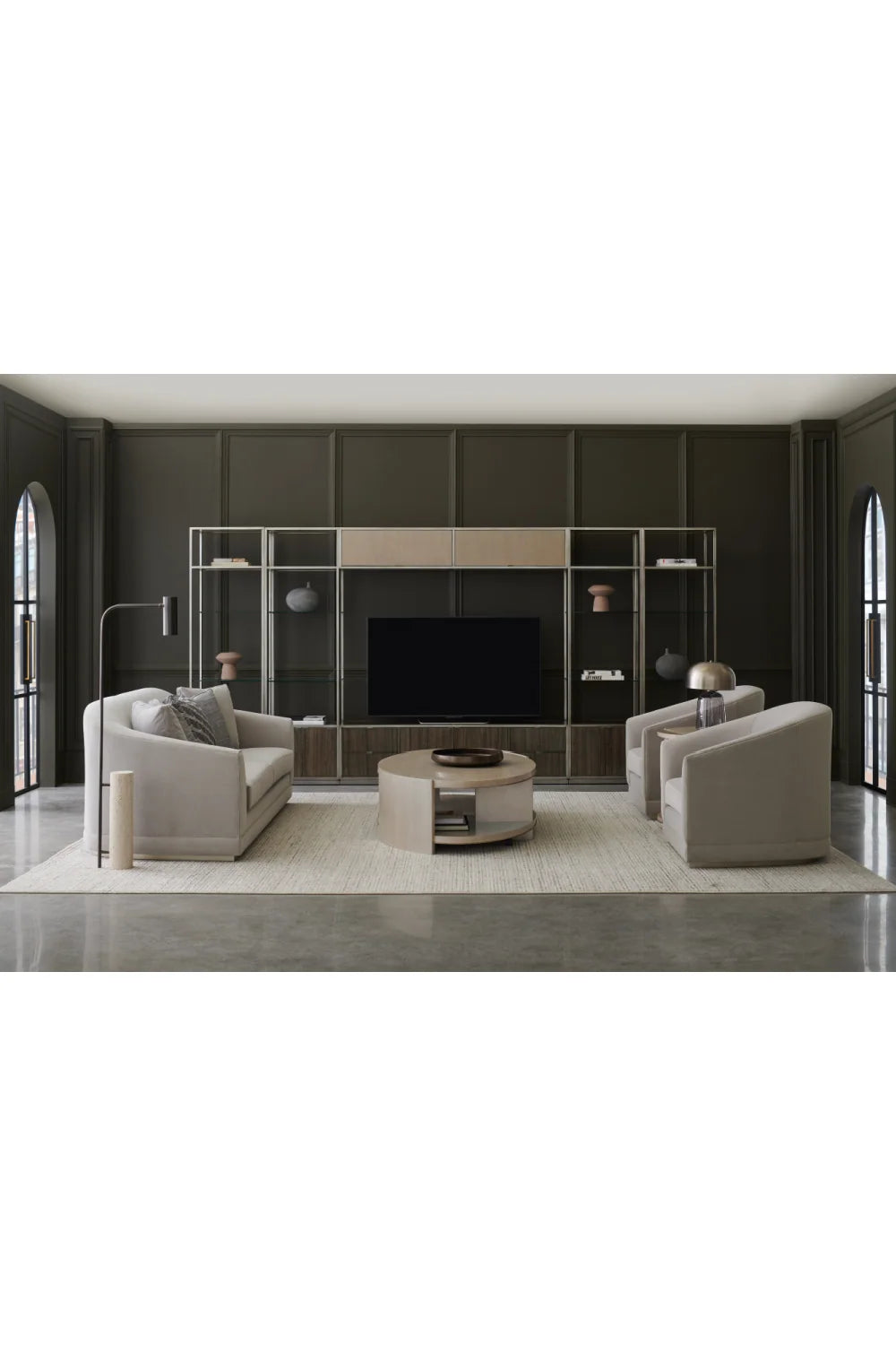 Luxury Da Vita Oval Cream Cocktail Table Modern Italian Style for Villa