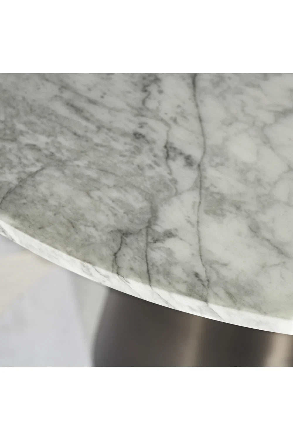 Luxury Damon Round Marble Bistro Table Modern Italian Style for Villa