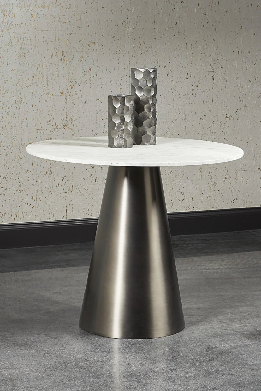 Luxury Damon Round Marble Bistro Table Modern Italian Style for Villa