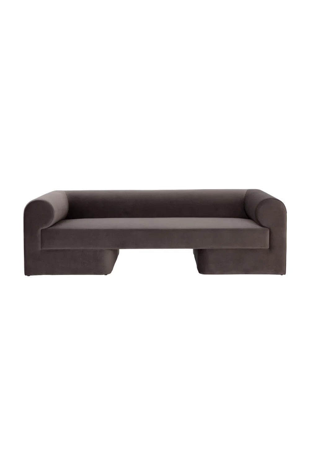 Luxury Dark Grey Fabric Sofa Modern Italian Style for Villa
