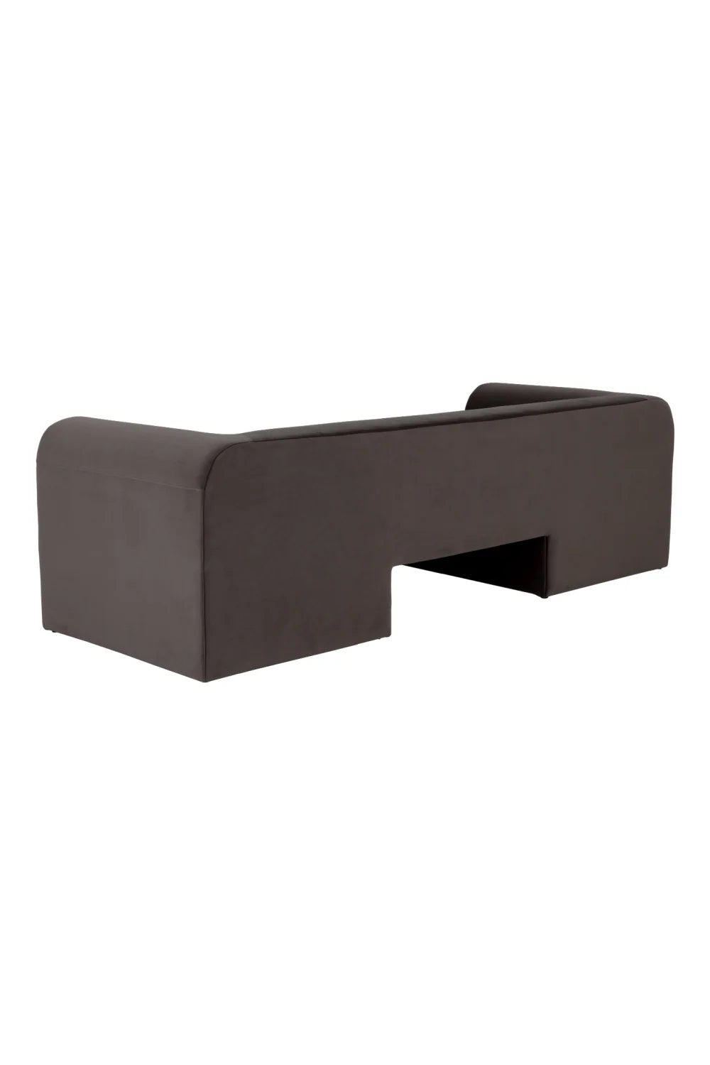 Luxury Dark Grey Fabric Sofa Modern Italian Style for Villa