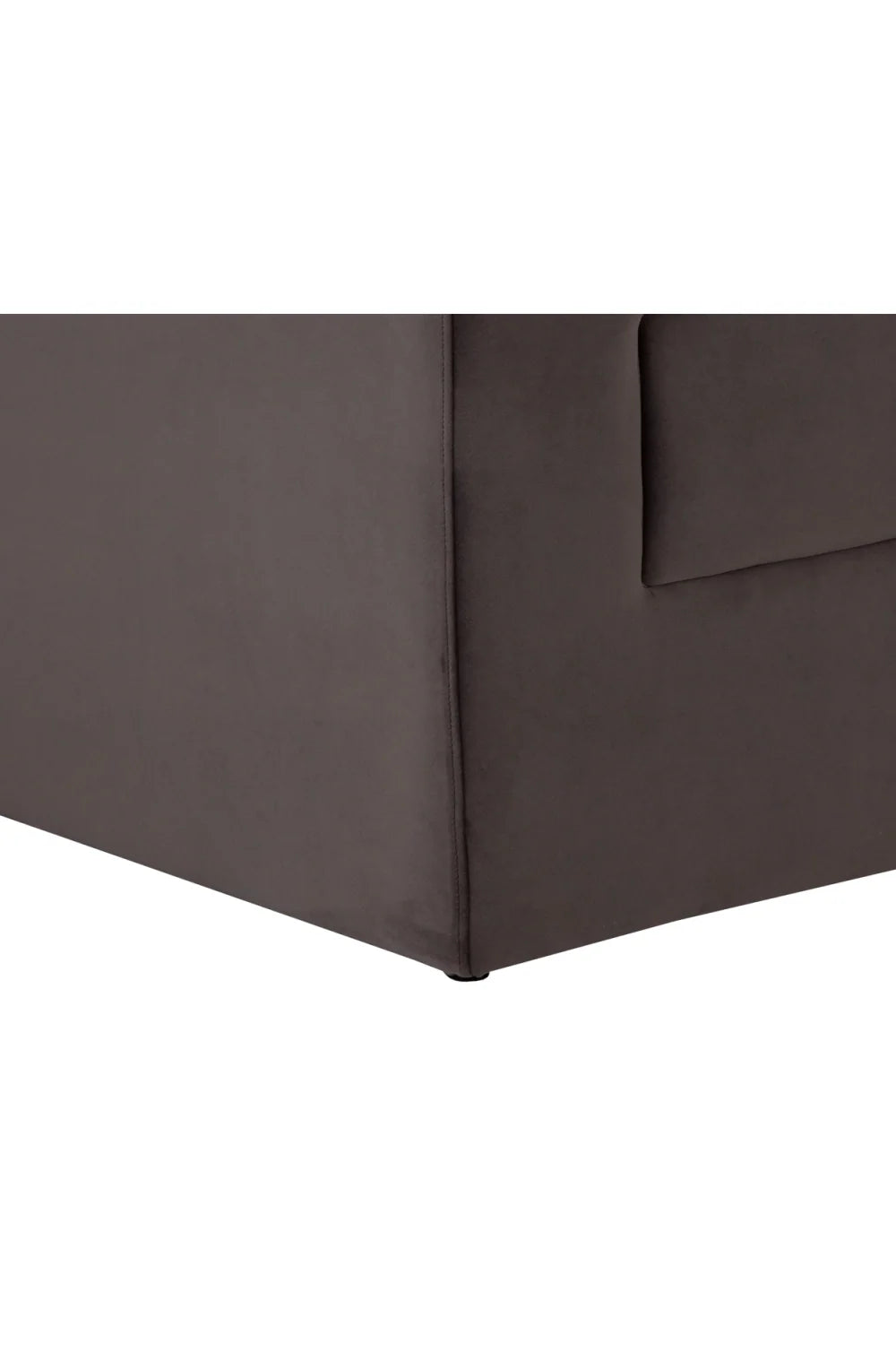 Luxury Dark Grey Fabric Sofa Modern Italian Style for Villa