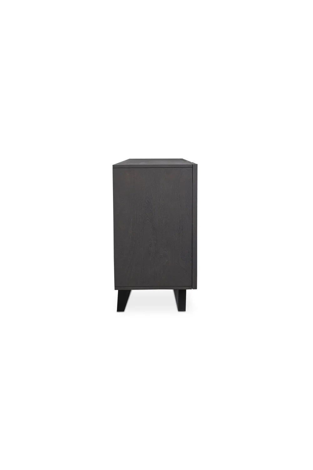 Luxury Dark Mango Wood Sideboard European Style for Villa