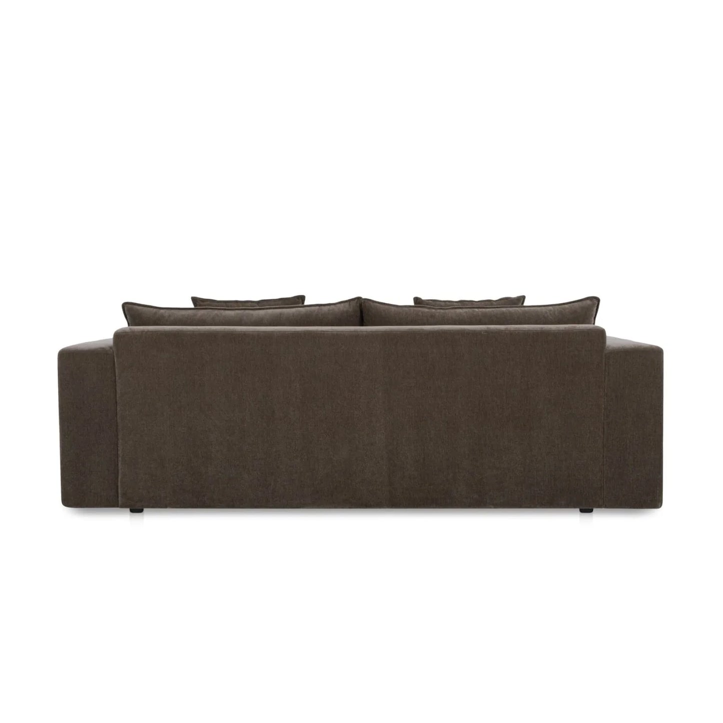 Luxury Dark Upholstered Sleeper Sofa Modern Italian Style for Villa