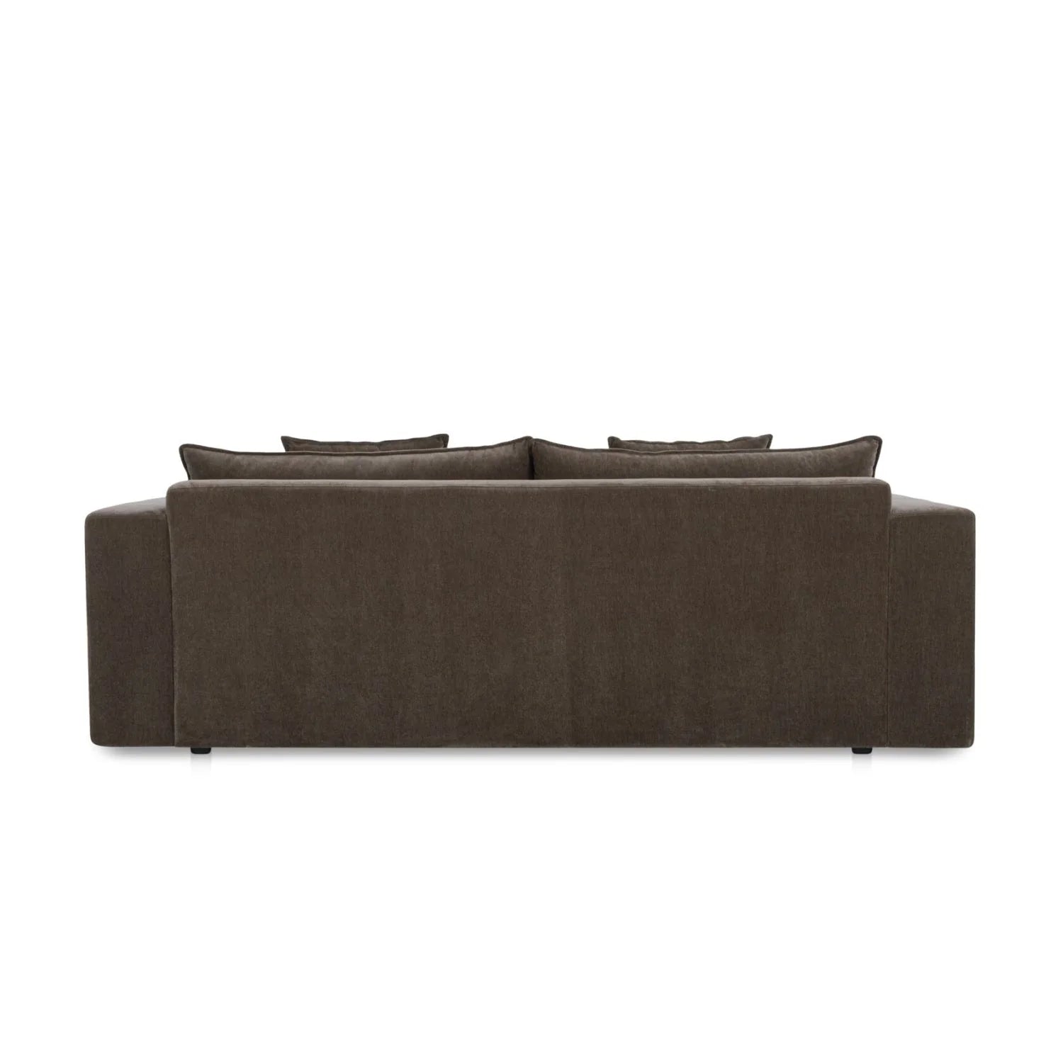 Luxury Dark Upholstered Sleeper Sofa Modern Italian Style for Villa