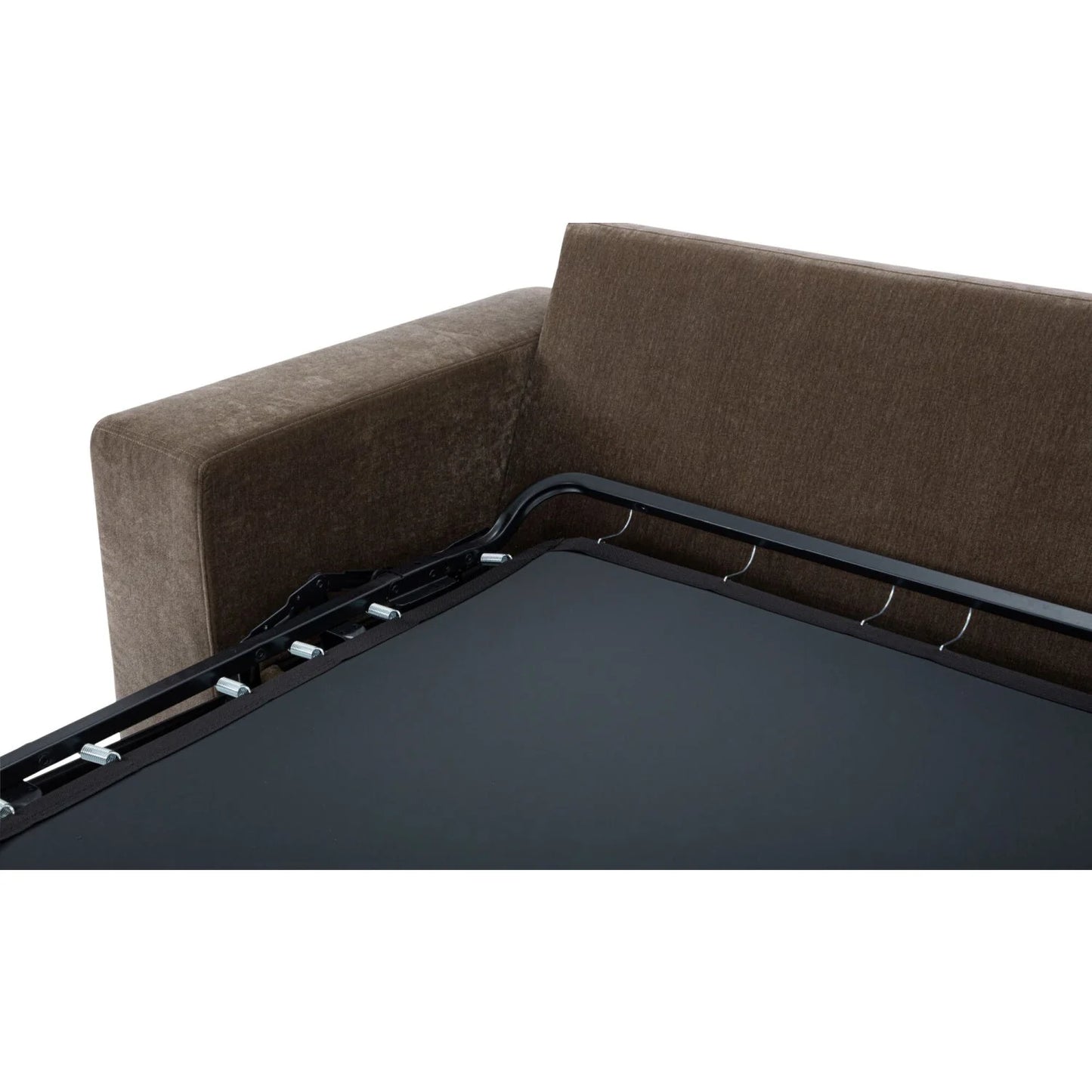 Luxury Dark Upholstered Sleeper Sofa Modern Italian Style for Villa