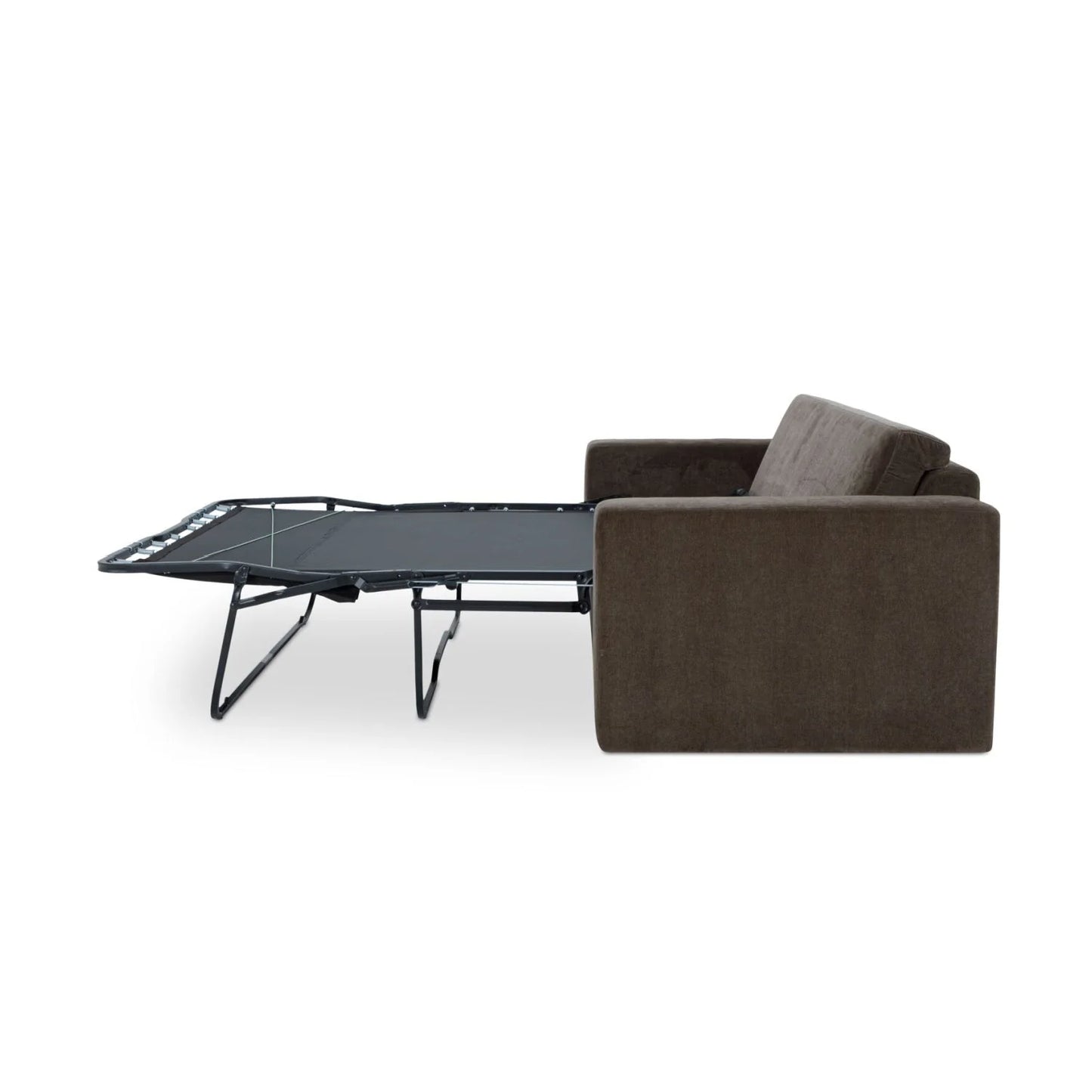 Luxury Dark Upholstered Sleeper Sofa Modern Italian Style for Villa