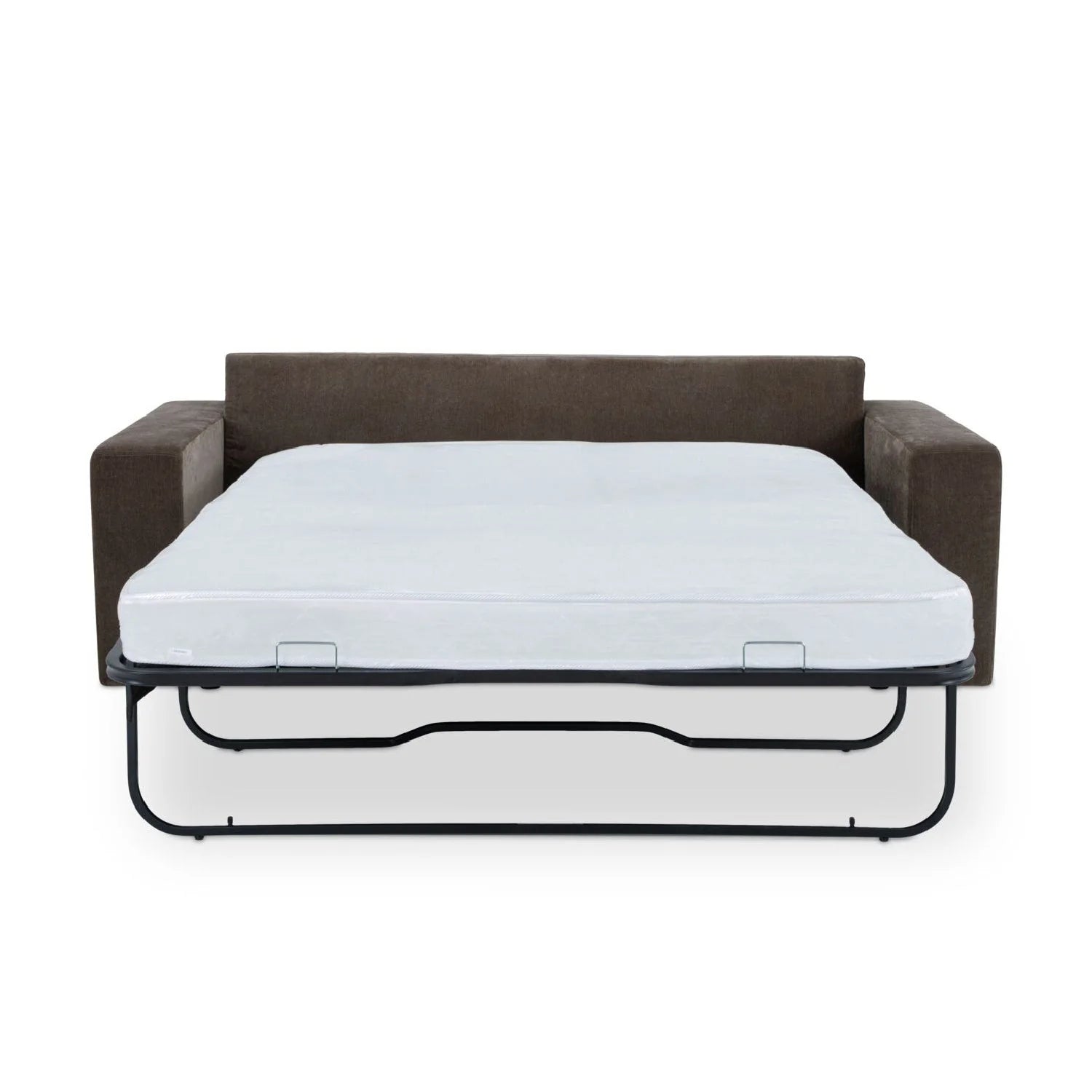Luxury Dark Upholstered Sleeper Sofa Modern Italian Style for Villa
