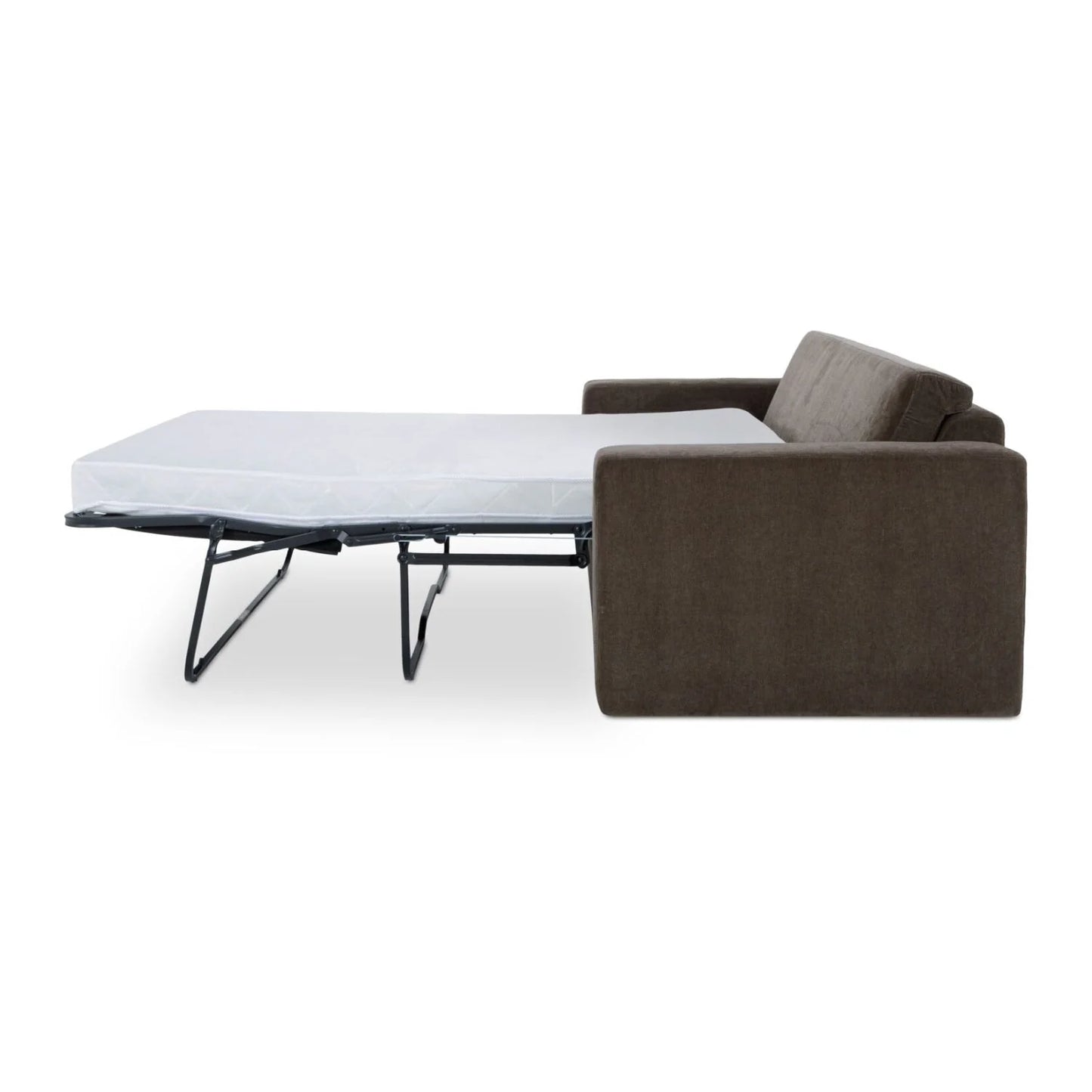 Luxury Dark Upholstered Sleeper Sofa Modern Italian Style for Villa