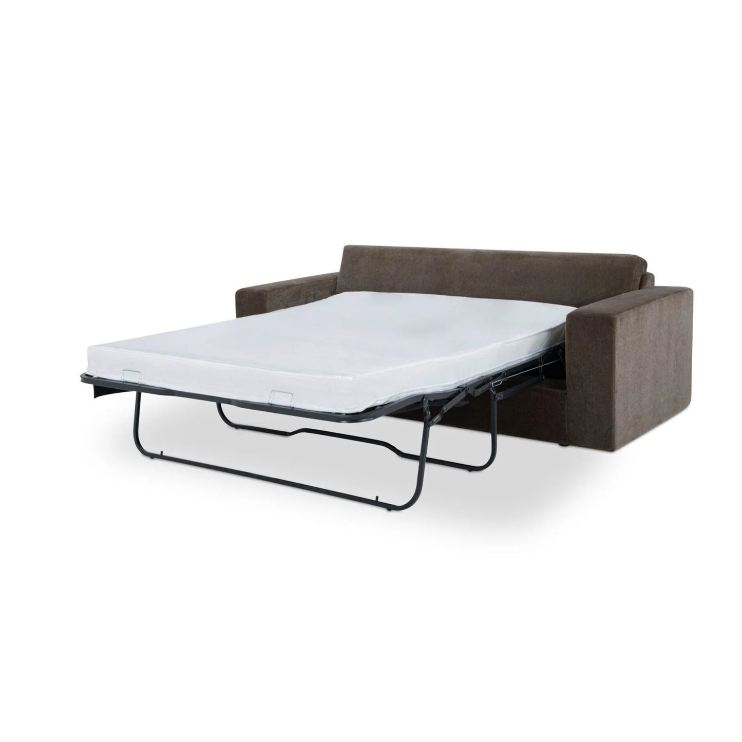 Luxury Dark Upholstered Sleeper Sofa Modern Italian Style for Villa