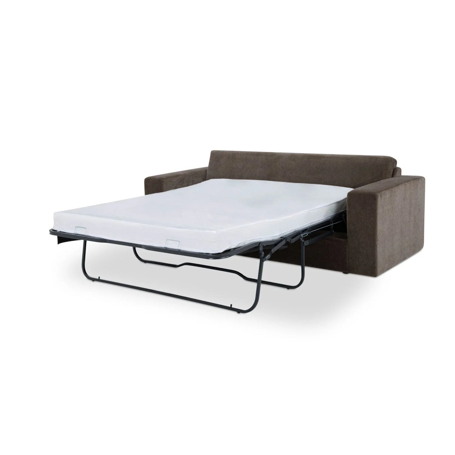 Luxury Dark Upholstered Sleeper Sofa Modern Italian Style for Villa
