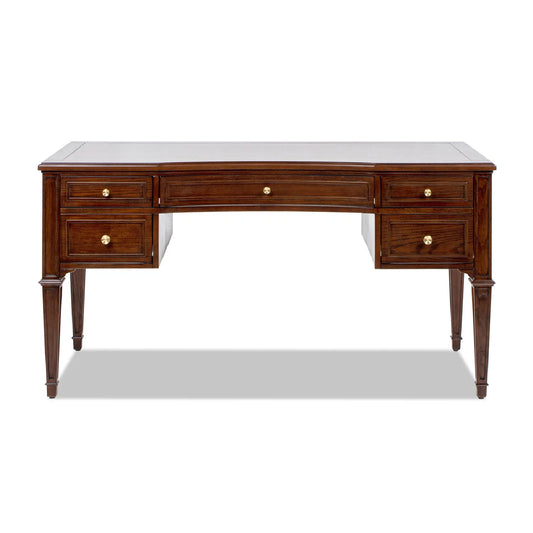 Luxury Dark Walnut Modern Desk European Style for Villa