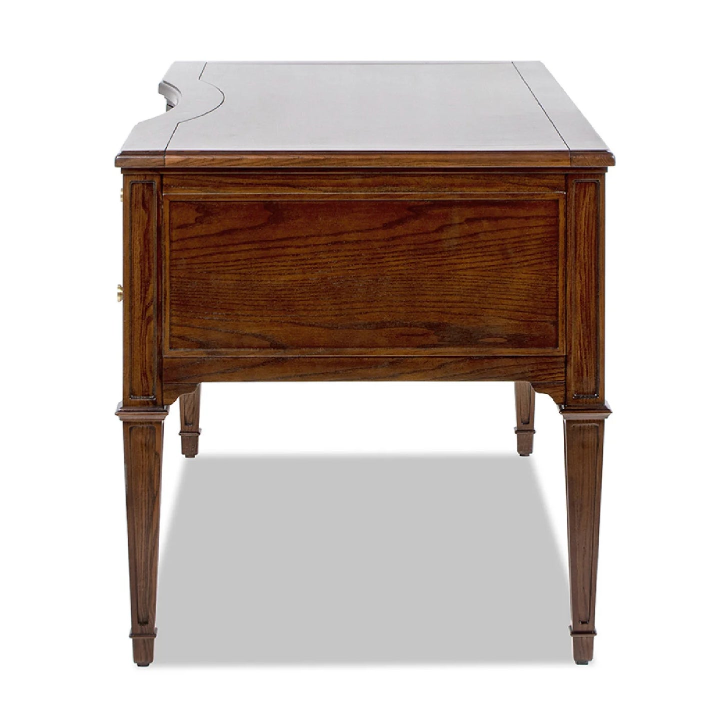 Luxury Dark Walnut Modern Desk European Style for Villa
