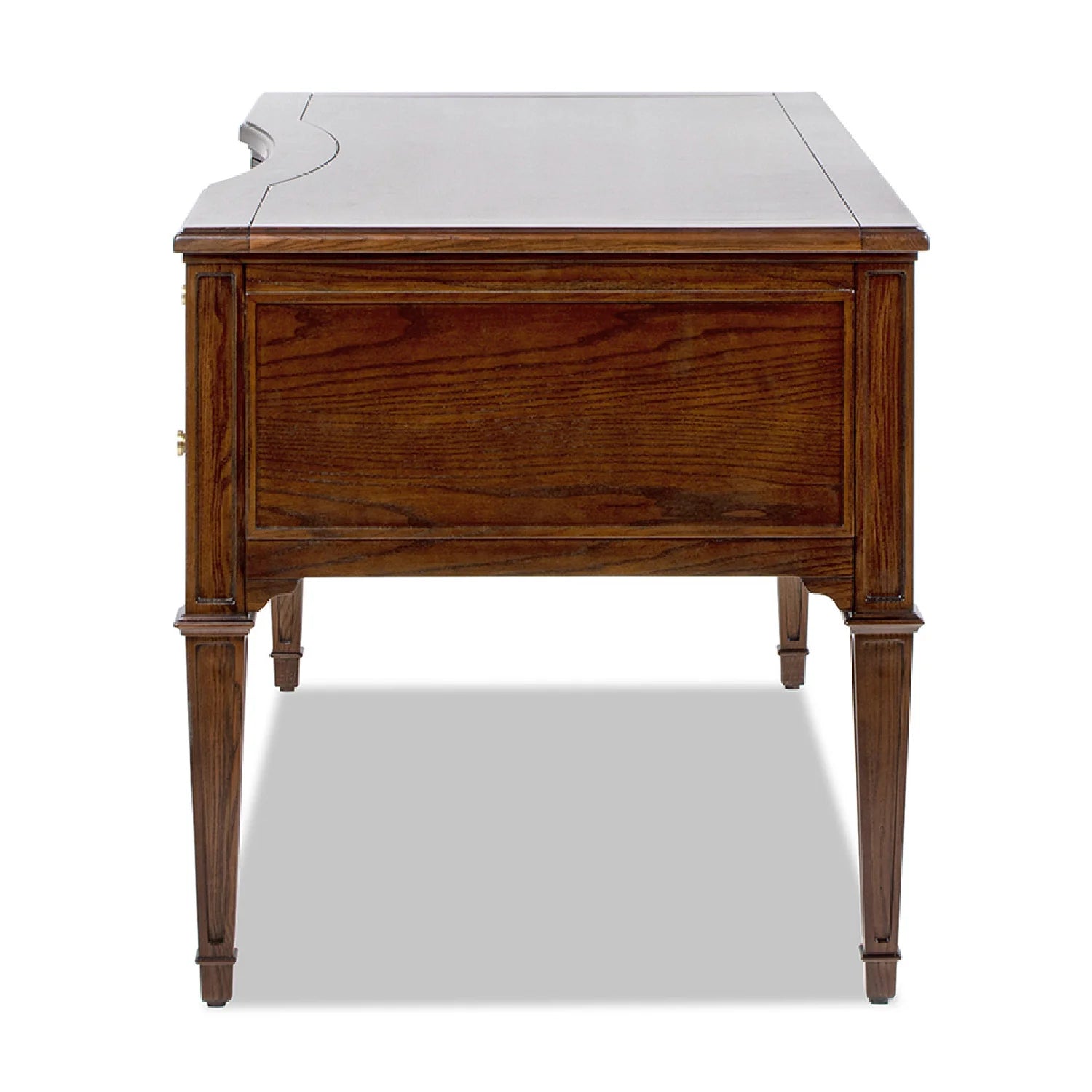 Luxury Dark Walnut Modern Desk European Style for Villa