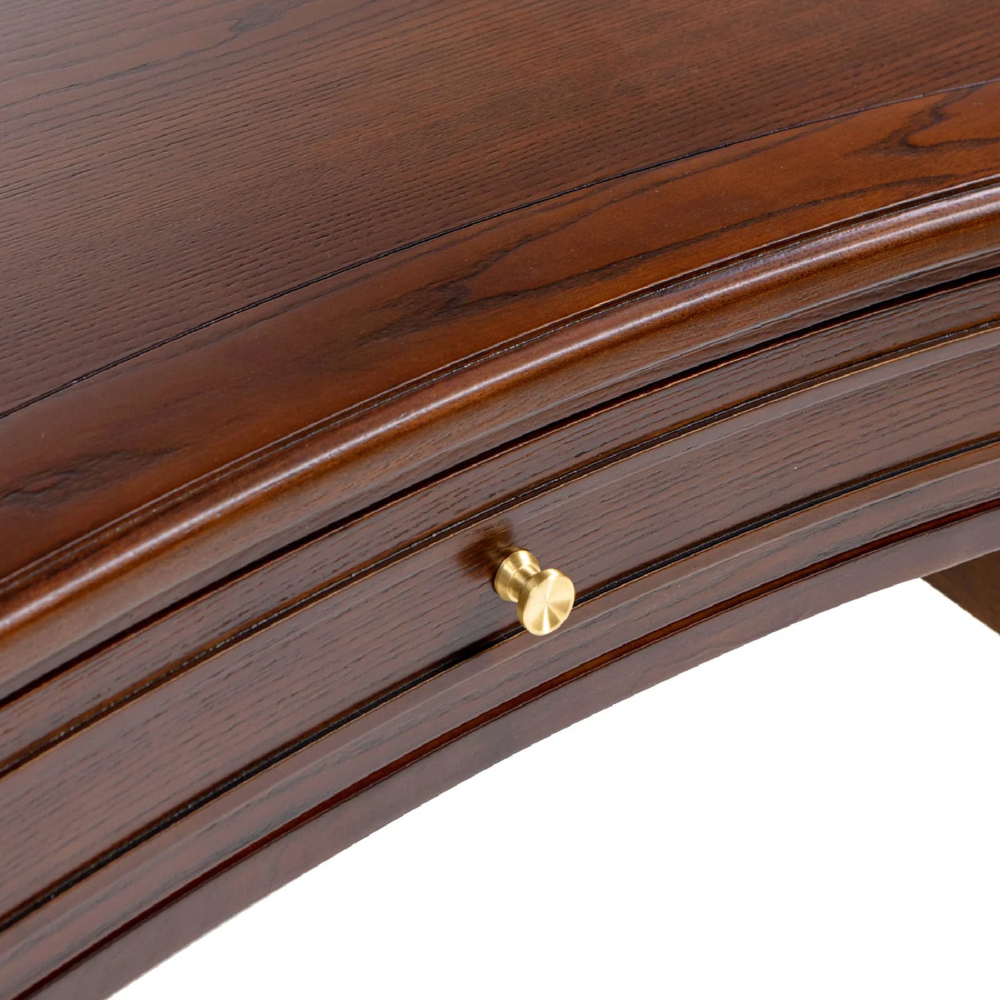 Luxury Dark Walnut Modern Desk European Style for Villa