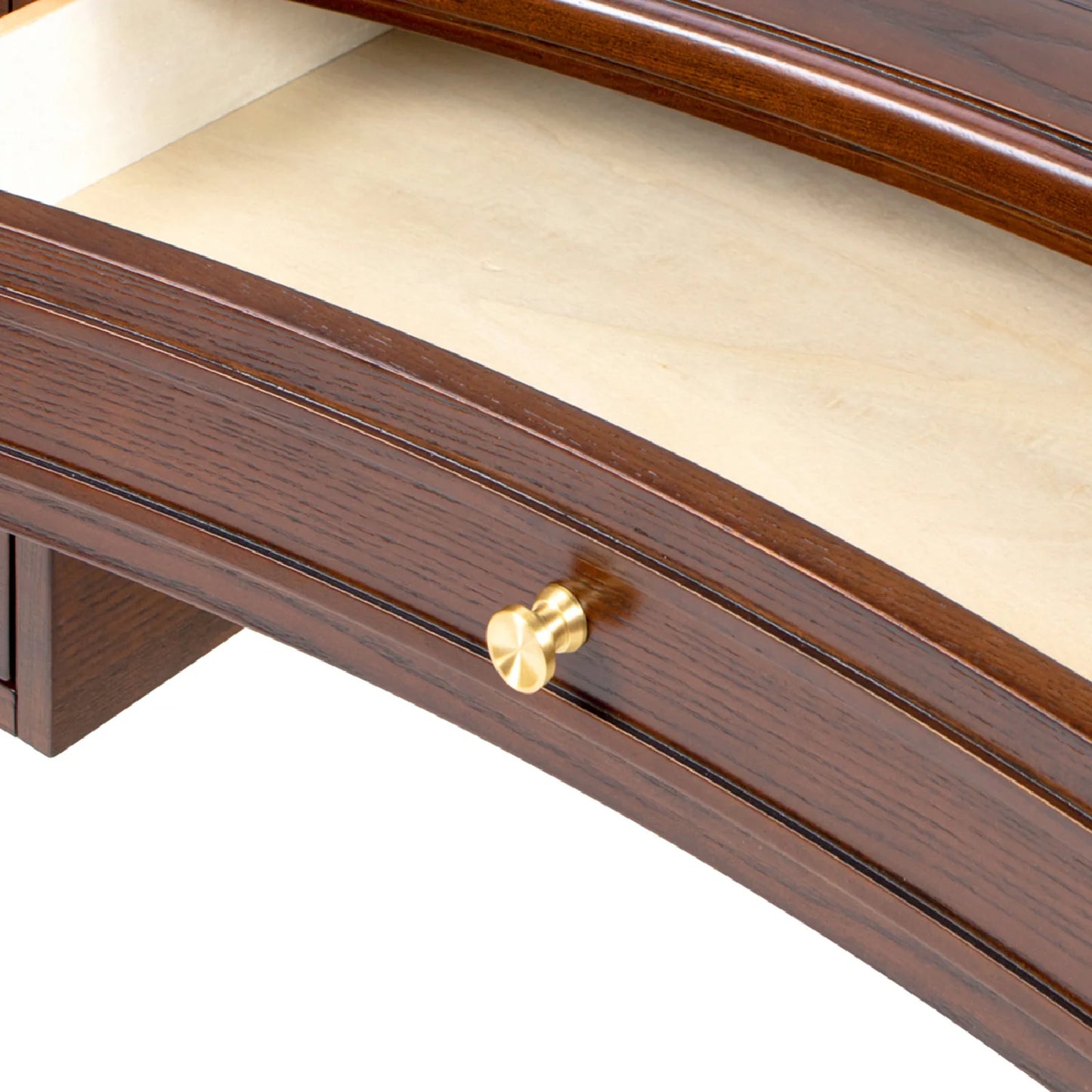 Luxury Dark Walnut Modern Desk European Style for Villa