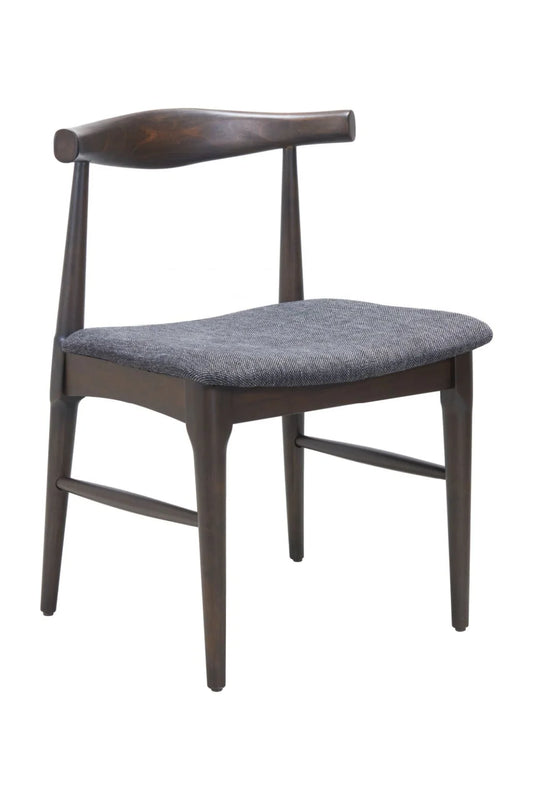 Luxury Dark Wooden Modern Dining Chair European Style for Villa