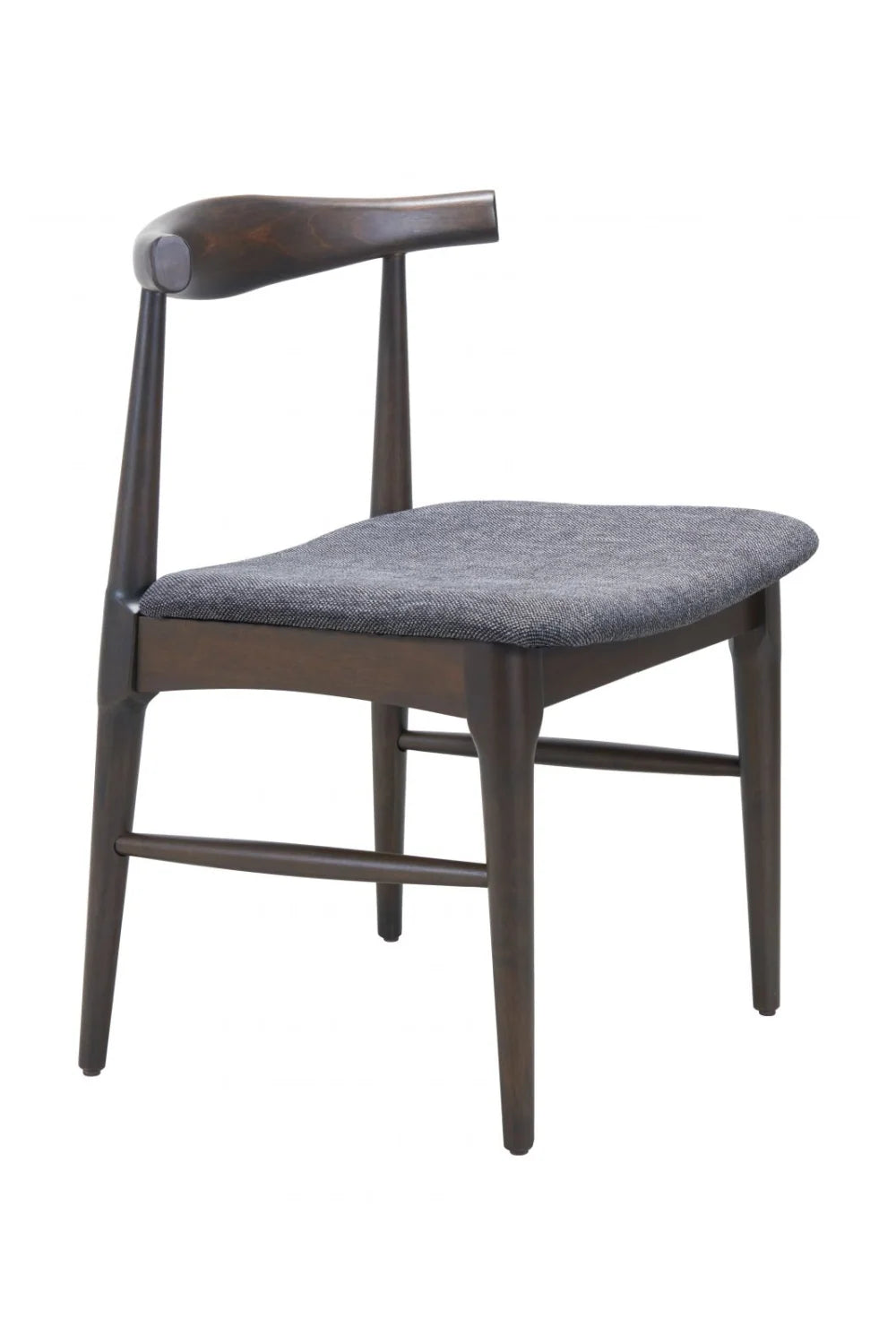Luxury Dark Wooden Modern Dining Chair European Style for Villa