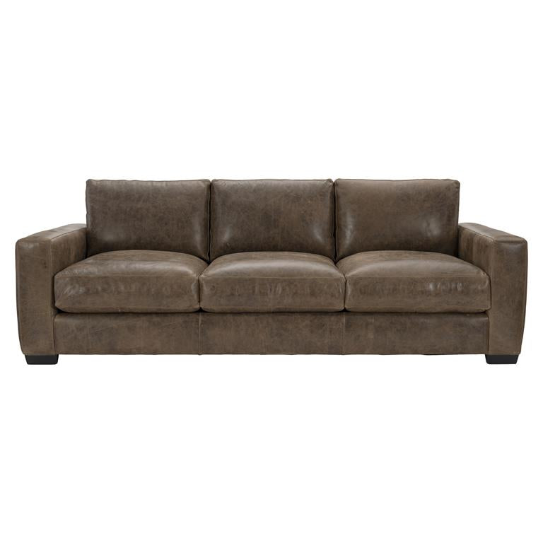 Luxury Dawkins Leather Sofa Modern Italian Style for Villa