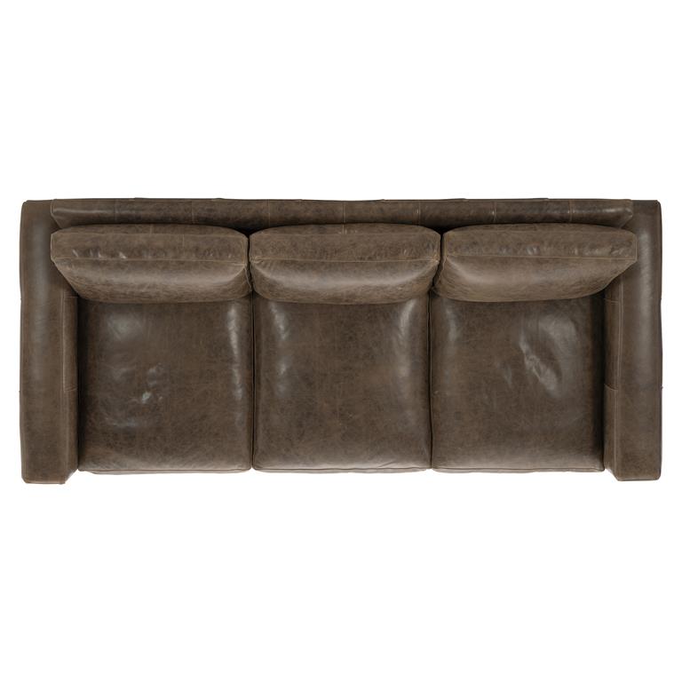 Luxury Dawkins Leather Sofa Modern Italian Style for Villa