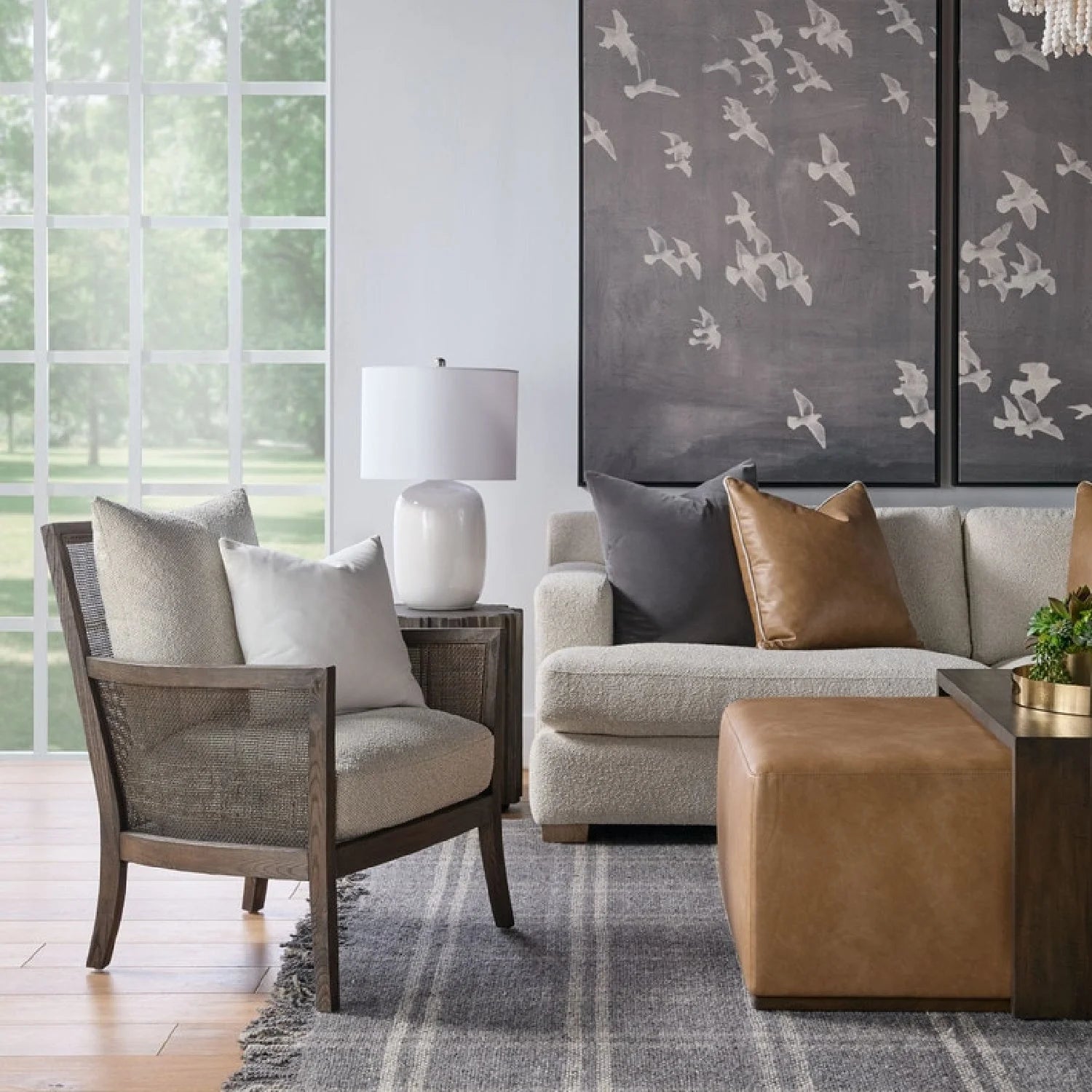 Luxury Dean Fabric Sofa Modern Italian Style for Villa