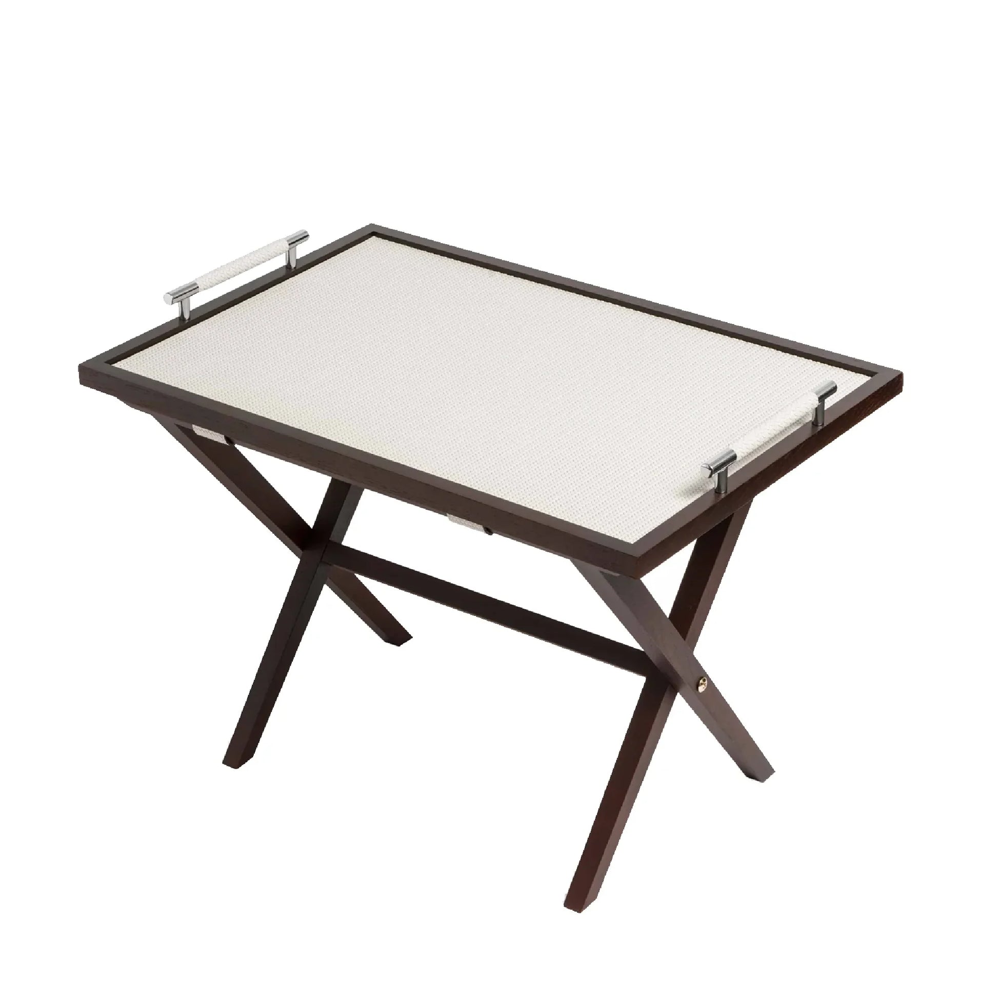 Luxury Dedalo Oak Wood Folding Table Modern Italian Style for Villa