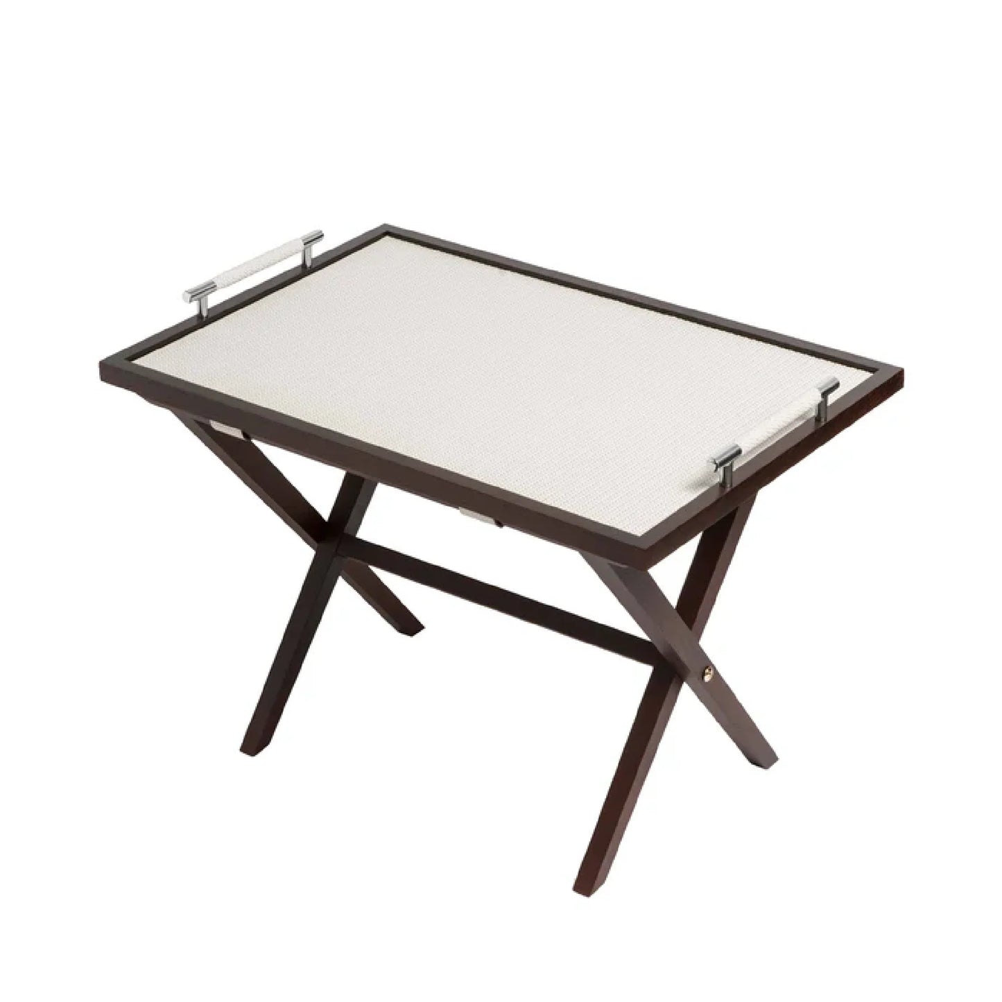 Luxury Dedalo Oak Wood Folding Table Modern Italian Style for Villa