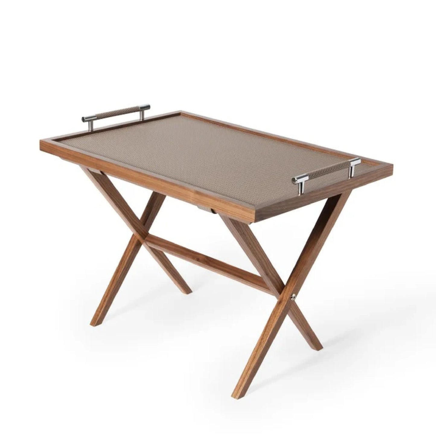 Luxury Dedalo Oak Wood Folding Table Modern Italian Style for Villa