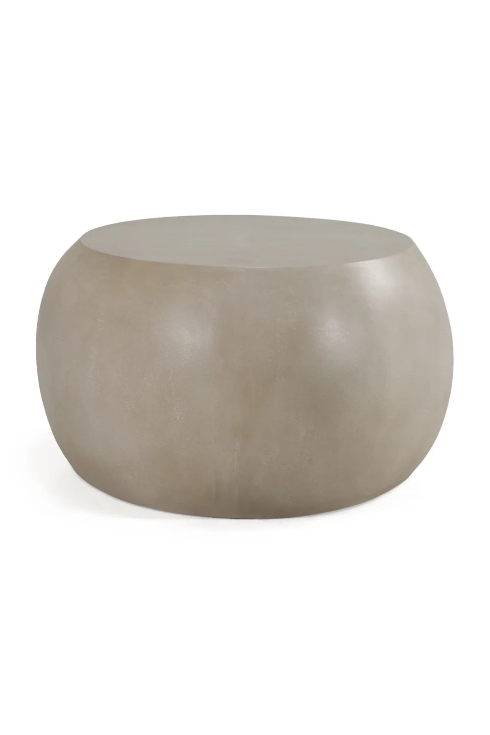 Luxury Denny Oval Concrete Coffee Table Modern Italian Style for Villa